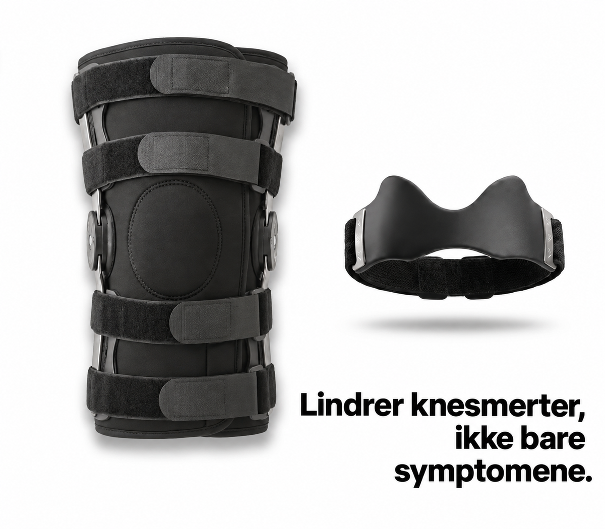 Dette er ikke en knestøtte. Den er mindre. Med vilje.